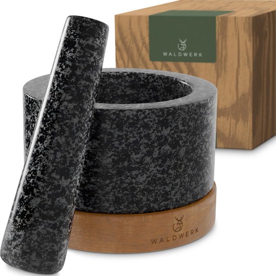 Morso Denmark Vijzel met stamper 12 cm • Zwart • de Bijenkorf