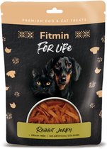 Fitmin For Life Jerky konijnensnack voor honden en katten 6 x 70 g