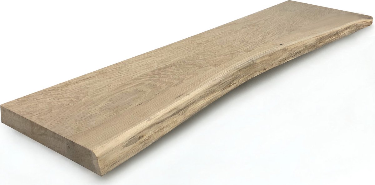 Eiken plank massief boomstam 140 x 40 cm - Boomstam - Boomstam plank - Eikenhouten plank