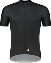 BBB Cycling ComfortFit R - Duurzaam Fietsshirt Heren Korte Mouw - 15-25 °C - Ademend MTB en Wielrenshirt - 3 Achterzakken - Zwart
