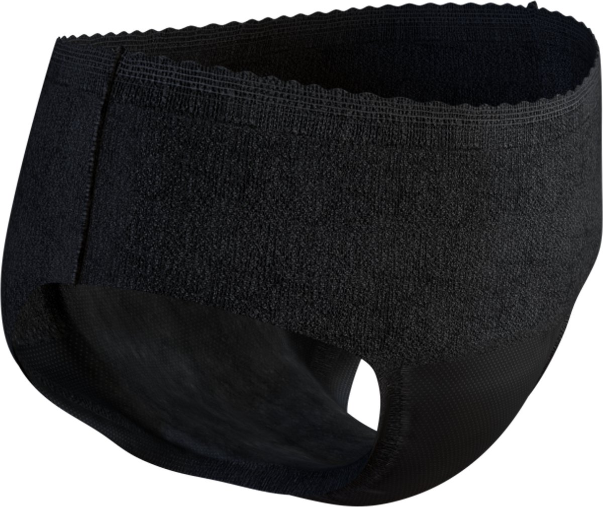 Goedkoopste TENA Silhouette Normal Low Waist - L - Zwart - 9 stuks