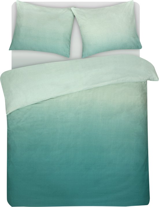 Housse de couette My Design - 100% coton - 240x200/220 - aqua