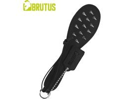 BRUTUS LEATHER - Hellraiser Peddel met Spijkers - Zwart