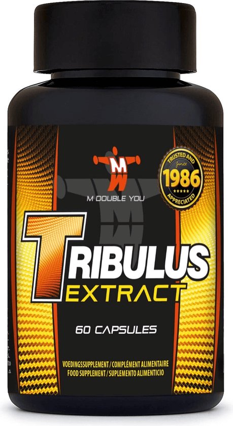 M Double You - Tribulus (60 capsules) - Testosterone booster - Tribulus Terrestris - Libido mannen