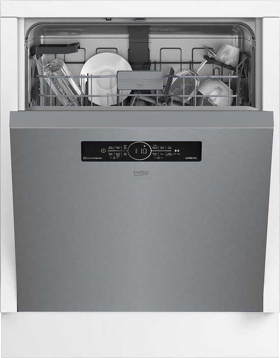 Beko | BDUN3844M0X | onderbouw vaatwasser |Automatische deur opening | Energielabel C | Steam