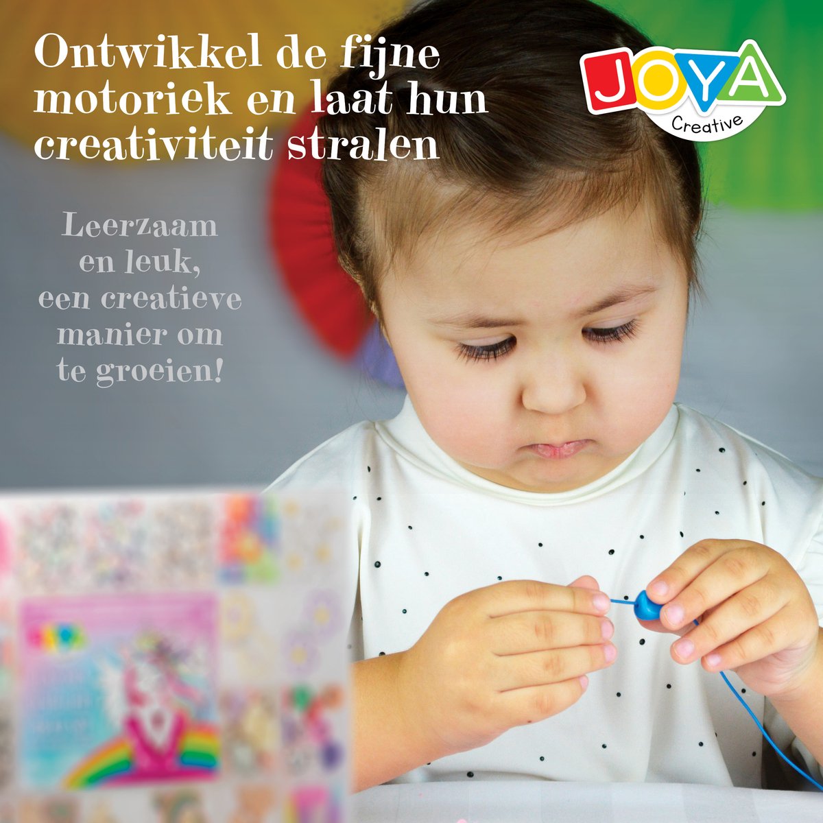Joya Creative Unicorn Sieraden Maken – DIY Sieradenpakket voor Meisjes met Kralen, Letterkralen en Eenhoornbedels – Knutselset voor Armbandjes en Kettingen – Multicolor — afbeelding 2