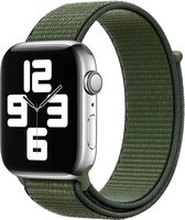 Bracelet adapté à Apple Watch 38/40MM - Convient aux séries 1/2/3/4/5/6/7/8/9/SE - Taille Taille unique - Bracelet de montre - Nylon - Vert