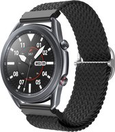 Bracelet adapté pour Samsung Galaxy Watch 44 mm – Convient pour Samsung Galaxy Watch 1/2/3/4/5/6/ Classic Watch 4/Watch 5 Pro/Watch 6 Classic/Watch Active/ Watch Active 2 - Taille Taille Unique - Bracelet de montre - Nylon - Zwart