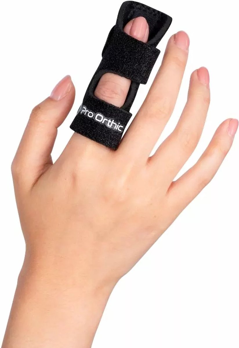 Pro Orthic - Finger Splint - One Size - Zwart - Klittenband