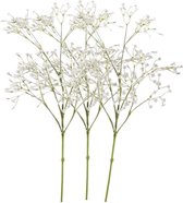 3 x Fleur de tige de gypsophile blanche 65 cm - Fleurs artificielles