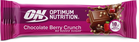 Optimum Nutrition Protein Crunch Bars - Crunchy Berry Proteine Repen - Vegetarisch - 12 Eiwitrepen (660 gram) van Merkloos — afbeelding 5
