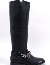 Zwarte Ketting Jackboots Laars