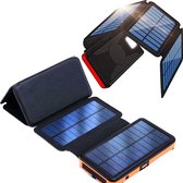 Solar world - banque d'alimentation avec panneau solaire - adapté pour iPhone - adapté pour Samsung - énergie solaire - 20000mah - banques d'alimentation - paquet d'urgence - solaire -