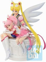 Sailor Moon Eternal Ichibansho - Eternal Sailor Guardians - Eternal Sailor Moon & Eternal Sailor Chibi Moon figurine 14cm