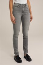 WE Fashion Dames mid rise superskinny jeans met superstrech