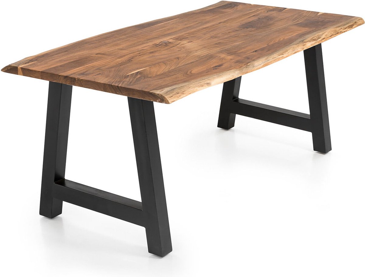 Eetkamertafel Timo Acacia - Rechthoek - 240x110cm - Hoogte 76.5 cm