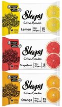 Bol.com Sleepy Citrus Garden vochtige doekjes 3x 15 stuks aanbieding