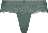 Hunkemöller Dames Lingerie Boxerstring Sophie - Groen - maat S