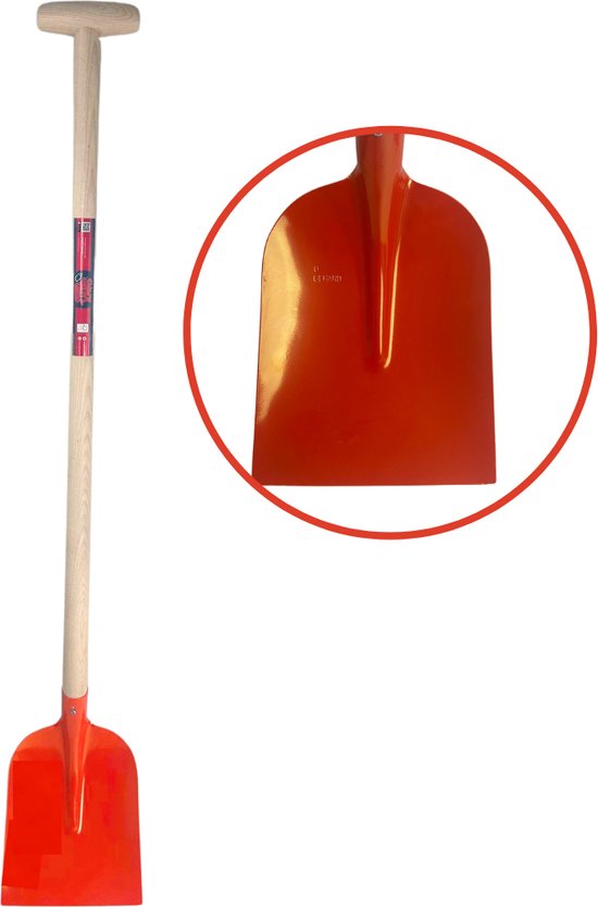 Synx Tools Betonschop Rood - Schoppen / Spades - Schep / Bodembewerkers - Tuingereedschap - Inclusief Steel 110cm van Synx Tools — afbeelding 3
