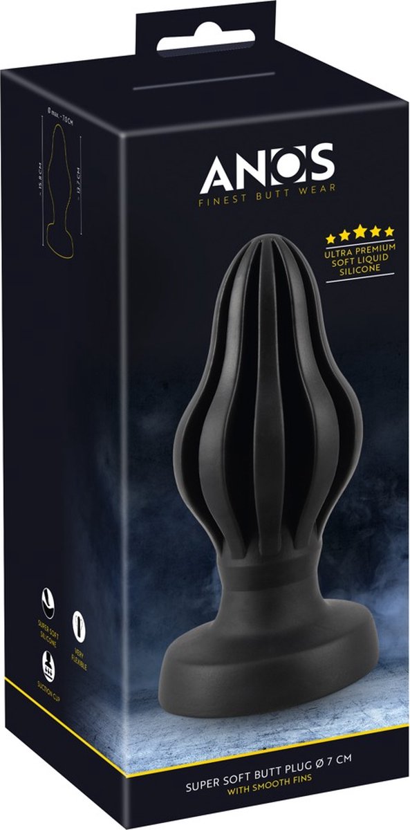 Goedkoopste ANOS Super Soft Butt Plug 7 cm