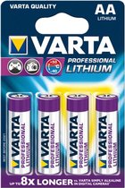 VARTA - LR06 PROFESSIONNAL Lithium 1,5V 4 X AA - 6106301404