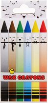 Gekleurde Waskrijtjes 6 STUKS - Krijtjes voor kinderen - Verschillende kleuren - Creatief - Knutselen - Kleuren - Tekenen