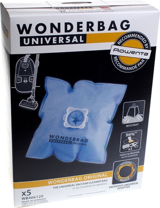 Foto: Wonderbag universal wb406120 stofzuigerzakken