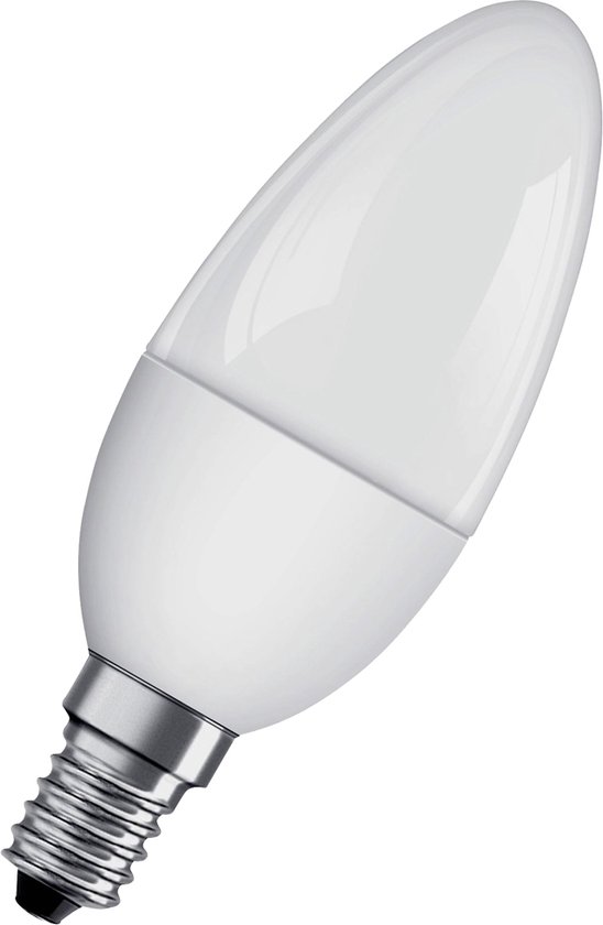 OSRAM 4058075430914 LED-lamp Energielabel F (A - G) E14 Kaars 5 W Warmwit (Ø x l) 35 mm x 102 mm 1 stuk(s)