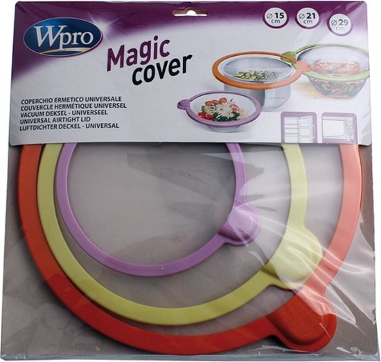 WPRO - Magic Cover - 3 Vacuum Deksels - - 484000000953