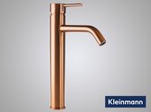 Kleinmann – Wastafel Kraan – Geborsteld Brons – PVD coating – Hoog model
