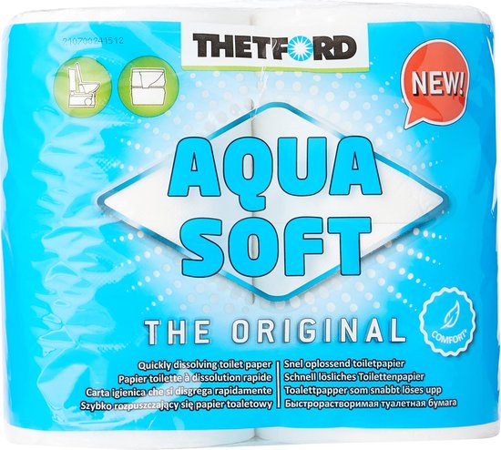 Thetford - Aqua Soft Toiletpapier - 4 Rollen