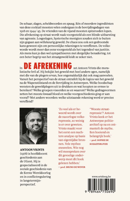 De Afrekening Ebook Antoon Vrints Boeken Bol