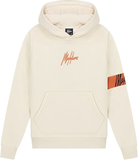 Hoodie captain 2.0 - Beige oranje