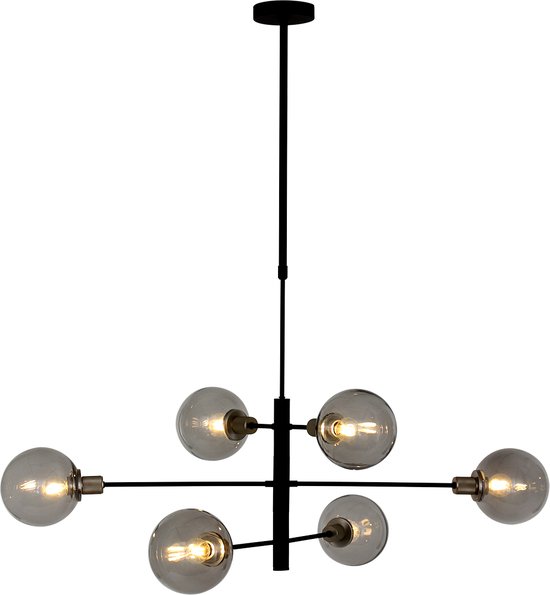 Hanglamp industriële retro hang vintage E27 lamp in hoogte verstelbaar