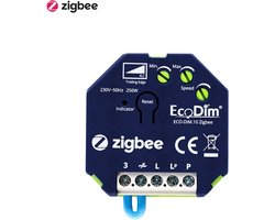 foto van EcoDim - LED Inbouwdimmer Module - Smart WiFi - ECO-DIM.10 - Fase Afsnijding RC - ZigBee - 0-250W