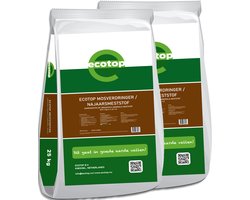 Ecotop Mosverdringer/Najaarsmeststof - (2x 25kg) 50kg - meststof rijk aan kalium - gazonmeststof voor 800m2