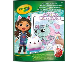 Crayola - Kleurboek - Hobbypakket - Gabby's Poppenhuis Kleurboek Met Stickers