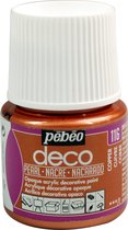 Verf koper - acryl parelmoer - dekkend - 45 ml - déco - Pébéo