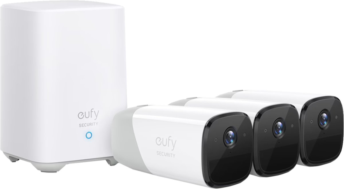 Eufy Cam 2 Pro Beveiligingsset met 3 Draadloze Camera's