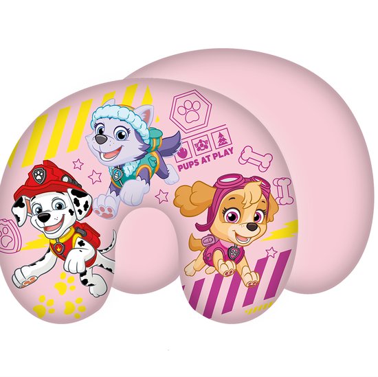 PAW Patrol Nekkussentje Pups at Play - ca. 28 x 33 cm - Polyester