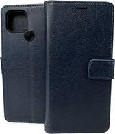 Étui portefeuille pour livre adapté à : Oppo A15 - Blauw