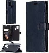 Portemonnee Book Case Hoesje Geschikt voor: Samsung Galaxy A21s - Zwart