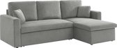 sweeek - Corduroy hoekslaapbank, ida, 3-zits