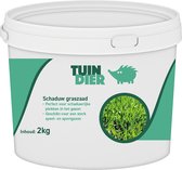 Schaduw graszaad | Tuin-Dier | Sterk graszaad voor schaduwplekken | 3 jaar kiemkracht door handige bewaaremmer | 2.000 gram | 2 kilogram