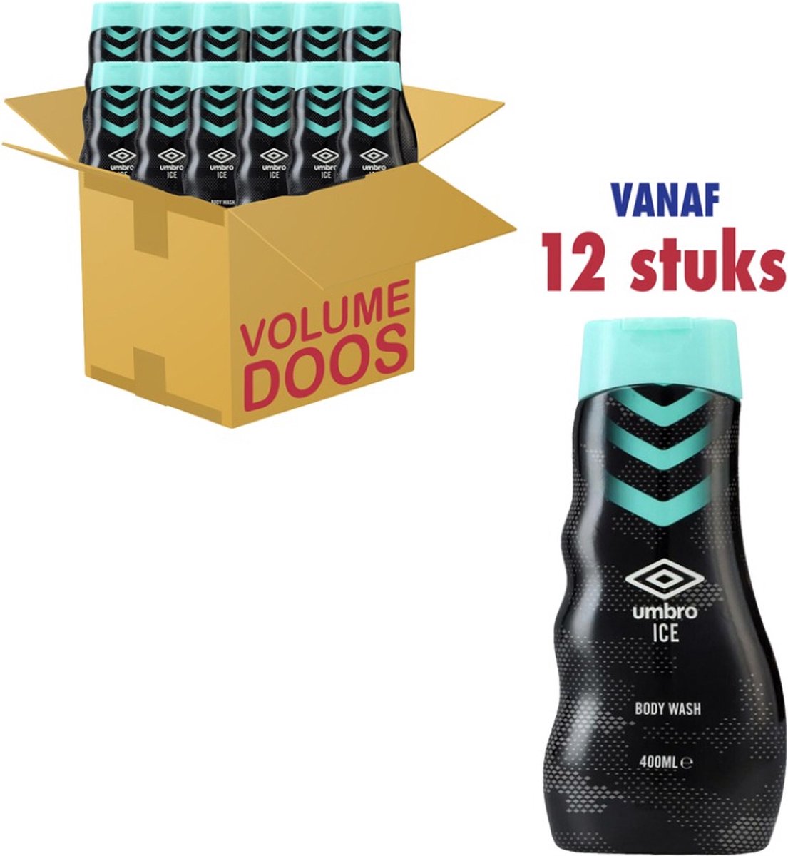 Goedkoopste Umbro Body Wash Ice (12 x 400ml