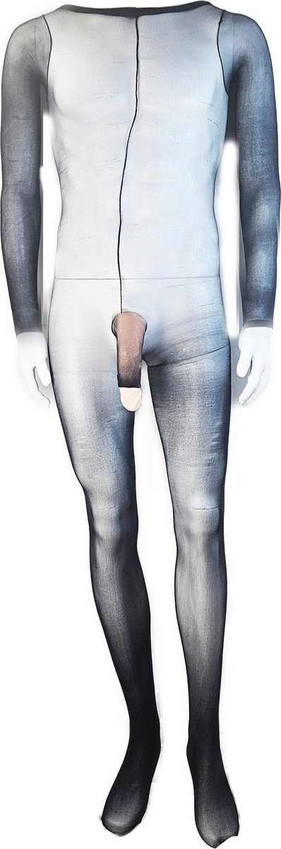 Goedkoopste BamBella® - Erotische Panty man pak - Mannenpanty - bodysuit pak kant fetish kleding heren lingerie ondergoed stocking