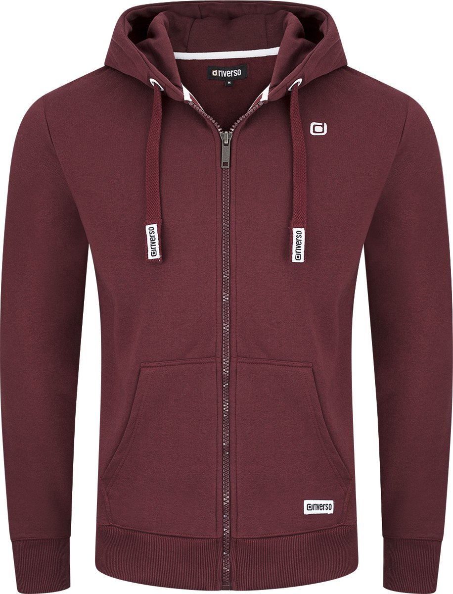 riverso Heren Sweatjack Broeken RIVNoah Fit Rood Volwassenen