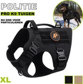 Always Prepared © Pro K9 Hondentuig - Y tuig - Middel en Grote Hond - Zwart - XL