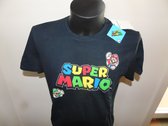 Super Mario - T-shirt - noir - Luigi et Mario - XL - Tshirt - luigi - Mario bros