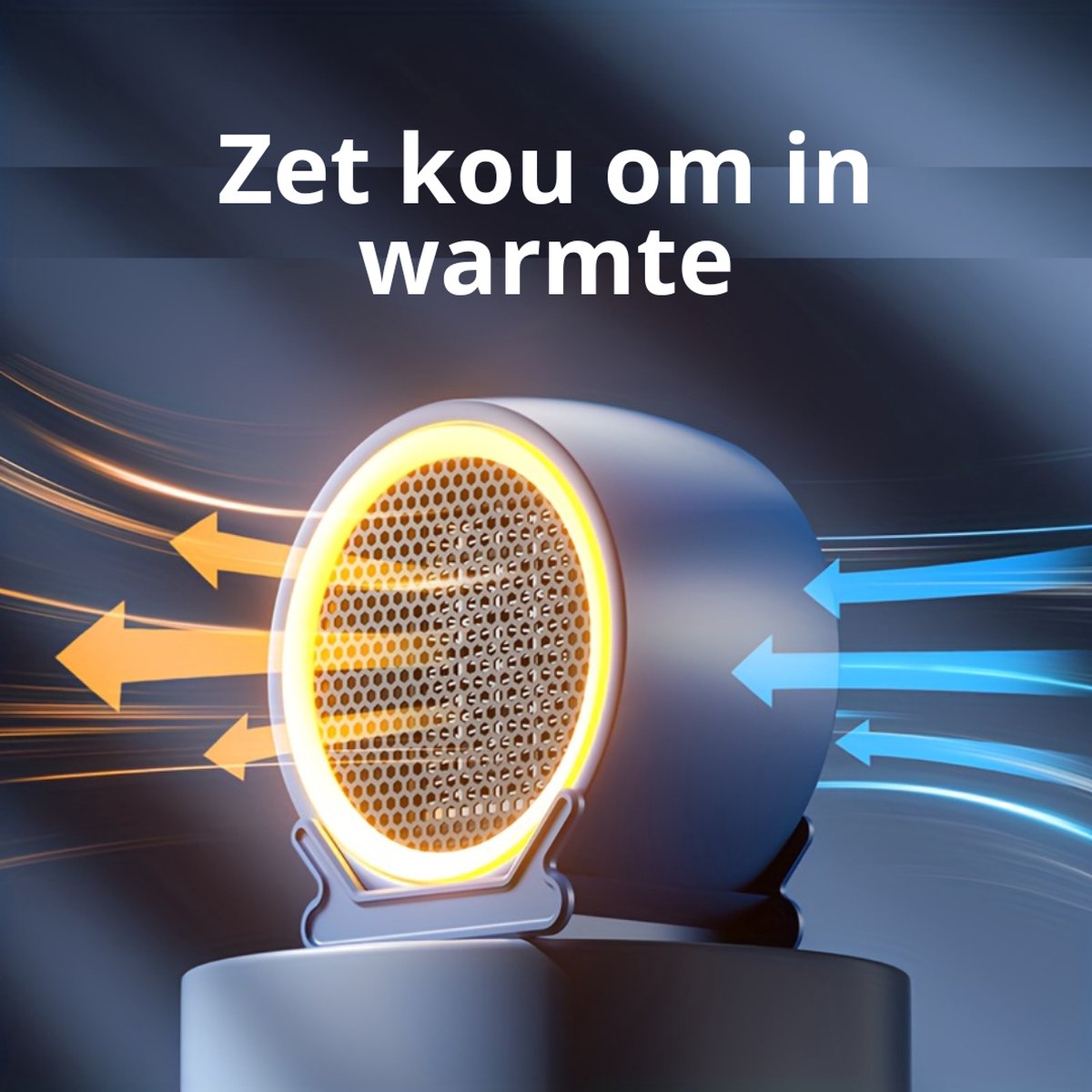 Nivard Elektrische Kachel - Haard - Heater - Mini Kachel - Ventilator Kachel - Zwart – foto 5